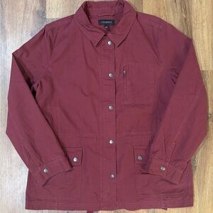 Talbots Women's Maroon Utility Jacket